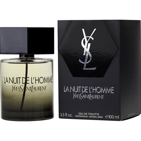 ysl la nuit de l homme edt 60ml|la nuit de l'homme 100ml.